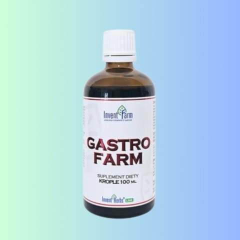 Gastro FARM Invent Farm – 100 ml, wsparcie przy zgadze i refluksie, bez mięty