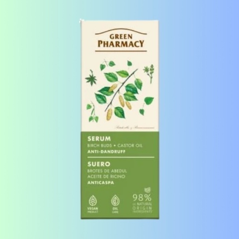 Serum przeciwłupieżowe Green Pharmacy – pąki brzozy i olej rycynowy, 100 ml Serum przeciwłupieżowe Green Pharmacy – pąki brzozy i olej rycynowy, 100 ml