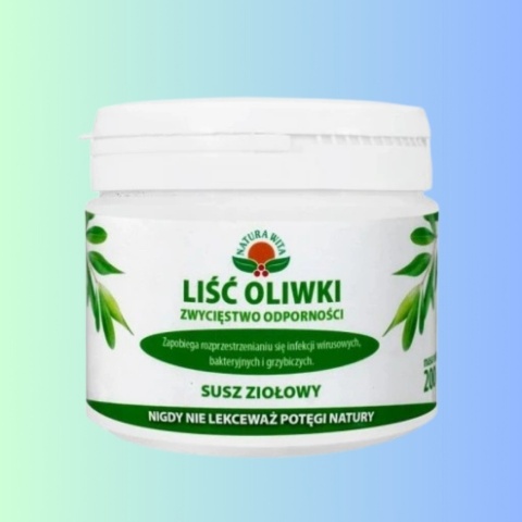 Oliwka liść mielony Natura Wita 200 g – naturalne wsparcie odporności i układu krążenia