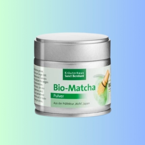 BIO Matcha Japońska Sanct Bernhard 30 g – premium, sproszkowana zielona herbata, naturalna energia