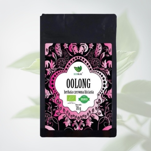 Herbata czerwona liściasta Ecoblik Oolong Bio 70 g – naturalna, ekologiczna herbata