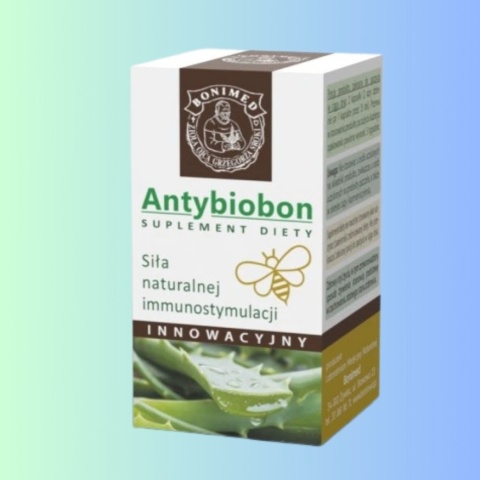 Bonimed Antybiobon Aloes – naturalna immunostymulacja i odporność, 30 kapsułek