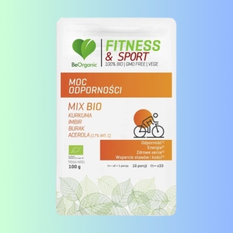BeOrganic Moc Odporności Bio – naturalna mieszanka w proszku na wzmocnienie odporności 100g