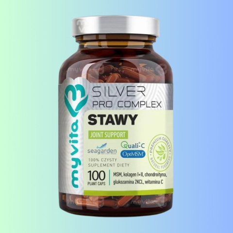 Silver Pro Complex - STAWY 100% czysty suplement diety, MyVita, 100 kapsułek