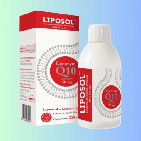 Aliness Liposol™ Liposomalny Koenzym Q10 150 mg – wsparcie produkcji energii komórkowej, 250 ml