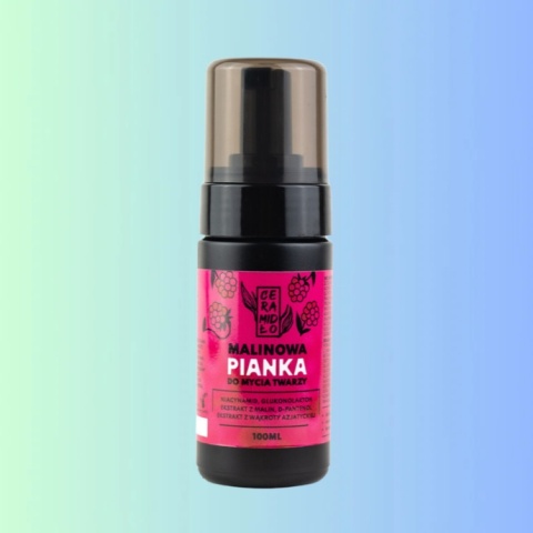 Ceramidło Pianka do Mycia Twarzy Malina – delikatne oczyszczanie i pielęgnacja każdego rodzaju cery, 100 ml