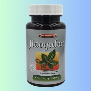 Jiaogulan 400 mg – ekstrakt Gynostemma 10:1 na odporność na stres i zmęczenie Meridian 60 kaps.