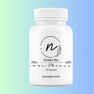 NaturePRO Orotan litu 5 mg – lit w kapsułkach 100 kaps.