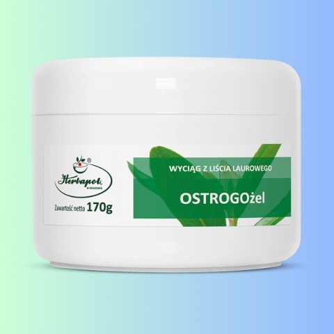 Ostrogożel z liściem laurowym do pielęgnacji i masażu stawów i ścięgien stóp Herbapol 170 g