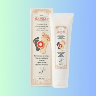 Maść Przeciwgrzybicza do Stóp Mikosan 100 ml – ze srebrem koloidalnym i olejkiem z drzewa herbacianego