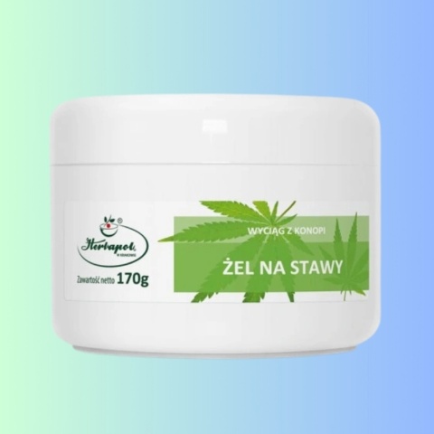 Żel na stawy z konopi Herbapol Kraków 170 g – naturalna ulga i pielęgnacja stawów