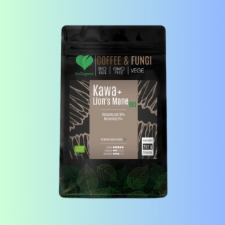 Kawa Arabica mielona z Lion’s Mane BIO BeOrganic – naturalne wsparcie koncentracji i energii, 252 g