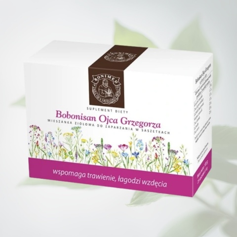 BONIMED Bobonisan Ojca Grzegorza Rumianek – herbatka ziołowa uspokajająca i wspomagająca trawienie 25 saszetek