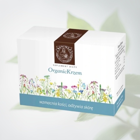 Herbatka Organic Krzem Ojca Grzegorza – naturalne źródło krzemu – Bonimed – 20 saszetek