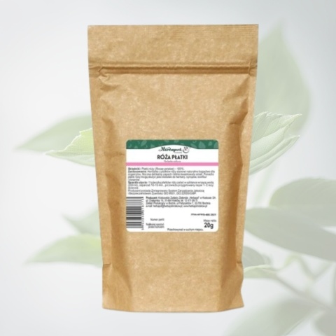 Herbatka ziołowa Róża płatki – naturalny napar ziołowy, Herbapol Kraków, 20 g
