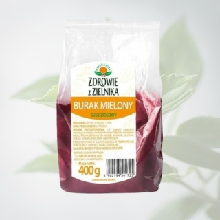 Burak czerwony mielony – naturalny produkt spożywczy NATURA WITA 400 g