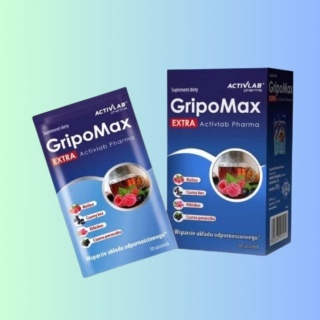 GripoMax Extra – Activlab Pharma – suplement diety wspierający odporność – 10 saszetek