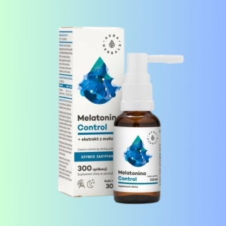 Melatonina Control + Melisa – Aura Herbals – suplement diety wspomagający sen – aerozol