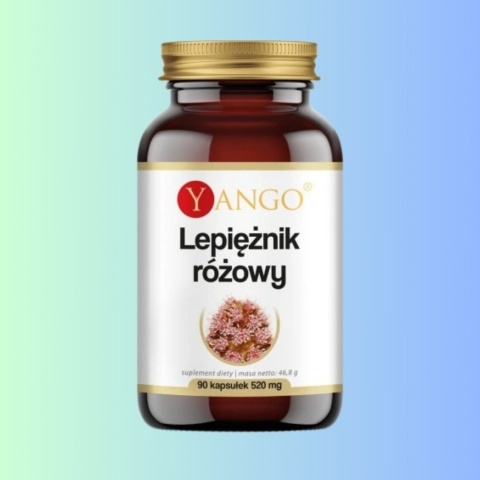 Lepiężnik Różowy 520 mg – Yango – suplement diety wspierający działanie przeciwzapalne i zdrowie organizmu – 90 kapsułek