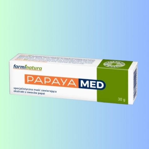 PapayaMed maść 30 g – Farmina – maść z ekstraktem papai wspomagająca gojenie drobnych ran i podrażnień
