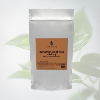 Cynamon cejloński mielony – Naturove – aromatyczna przyprawa wspomagająca trawienie – 100 g