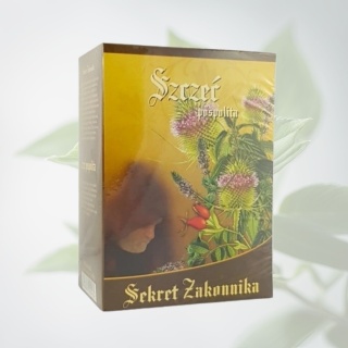 Asz Sekret Zakonnika SZCZEĆ – herbatka ziołowa wspierająca stawy i naturalną odporność – 40 x 3 g