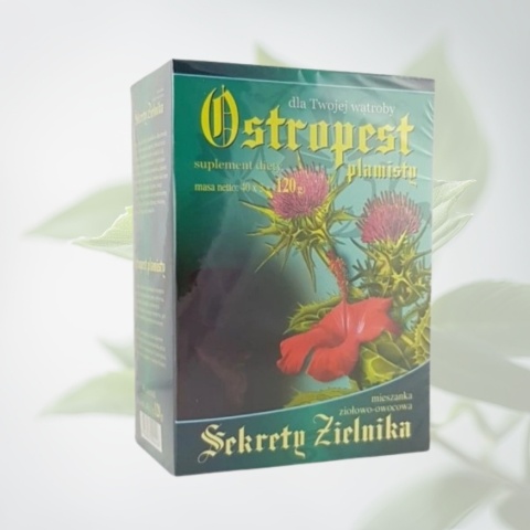 Asz Sekrety Zielnika Ostropest Plamisty – herbatka ziołowa wspierająca funkcjonowanie wątroby – 40 x 3 g
