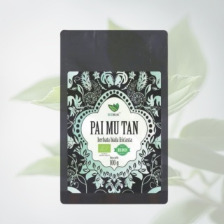 Ecoblik Herbata biała Pai Mu Tan BIO – liściasta, ekologiczna, wspierająca zdrowie – 100 g