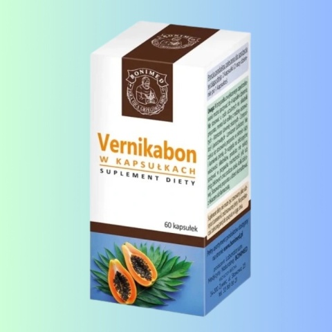 Bonimed VERNIKABON 60 kapsułek ekstrakty roślinne wsparcie trawienia i jelit