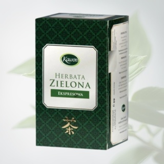 Kawon Herbata zielona ekspresowa 40 g zielona herbata torebki