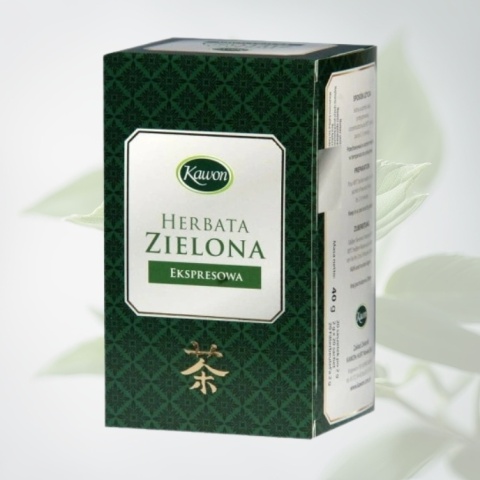 Kawon Herbata zielona ekspresowa 40 g zielona herbata torebki