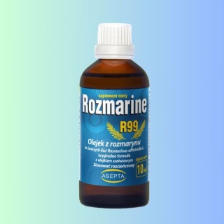 Rozmarine R99 – olejek rozmarynowy i szałwiowy na wsparcie stawów i układu kostnego ASEPTA 10 ml