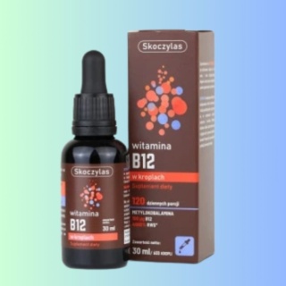 Witamina B12 metylowana 100 µg w kroplach Skoczylas 30 ml