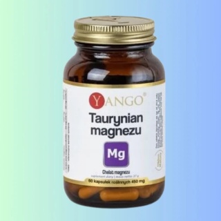 YANGO Taurynian Magnezu – magnez wspierający układ nerwowy i pracę mięśni, 60 kapsułek