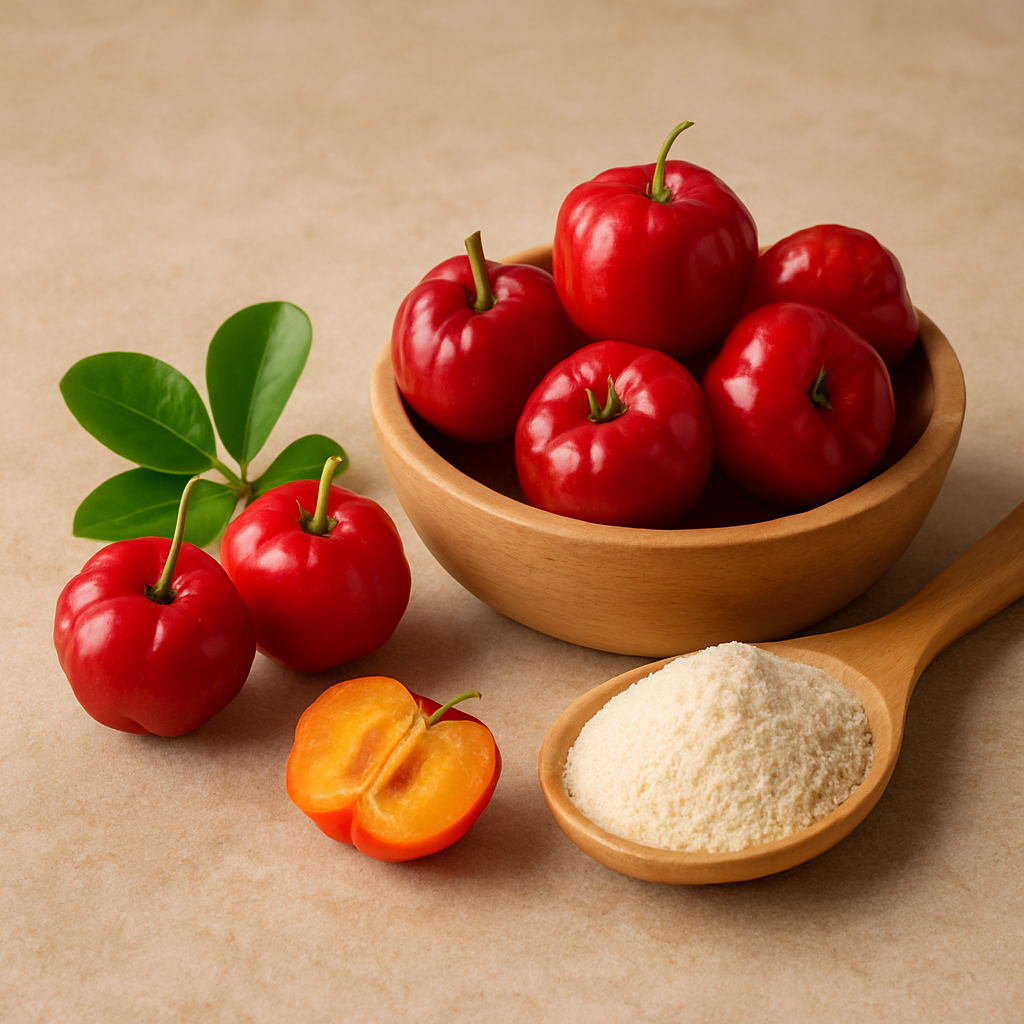 Acerola – naturalna bomba witaminy C. Właściwości, zastosowania i korzyści | Herba+